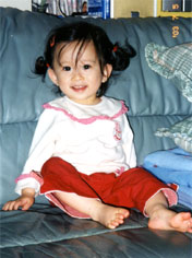 彩希ちゃん、1歳7ヶ月